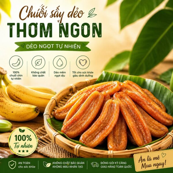 chuối sấy dẻo