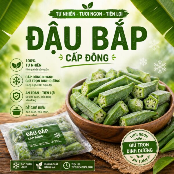 đậu bắp cấp đông
