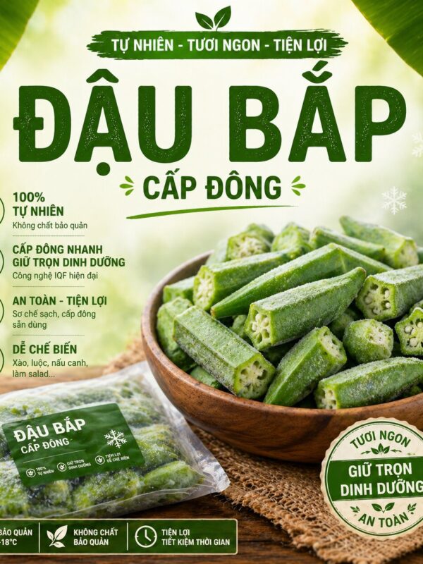 đậu bắp cấp đông