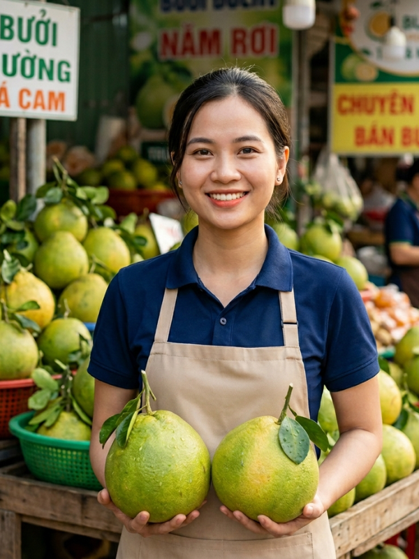 bưởi da xanh miền tây