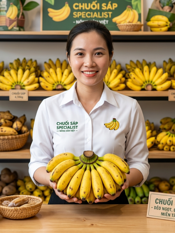 chuyên viên chuối sáp nghệ