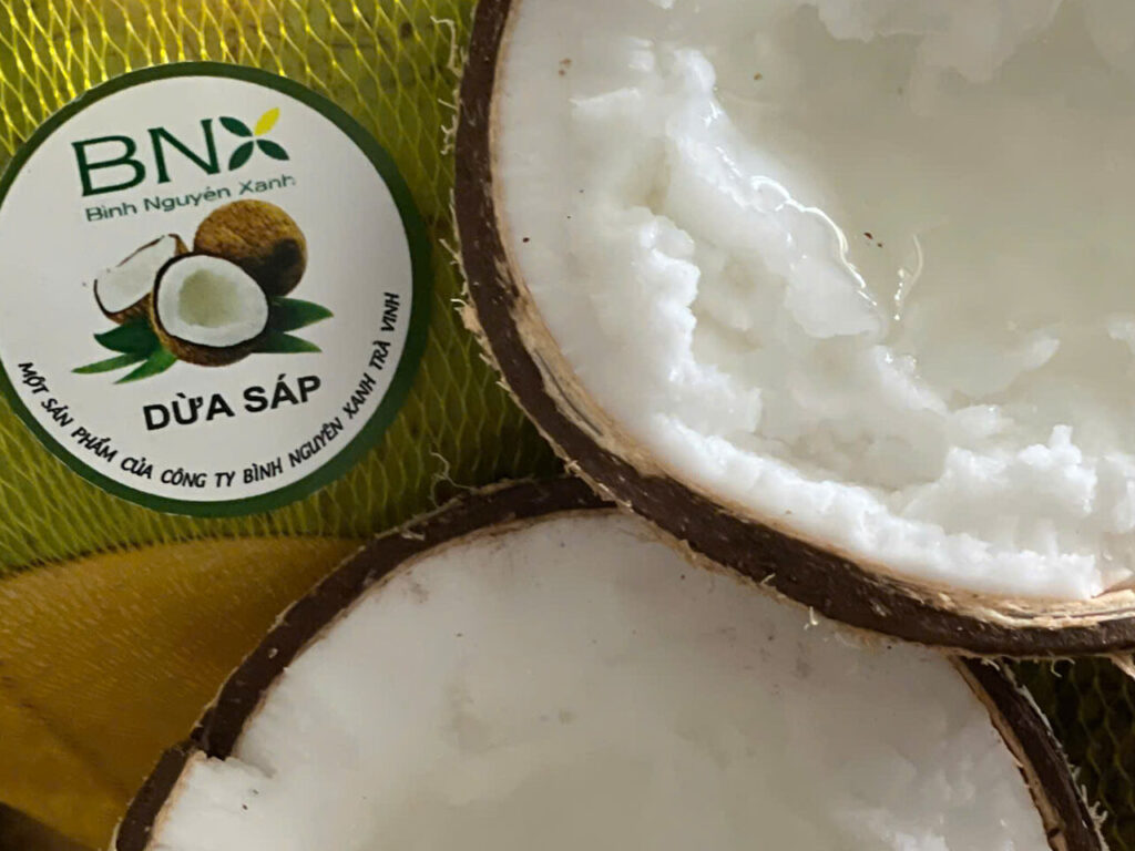 Dừa sáp Cầu Kè